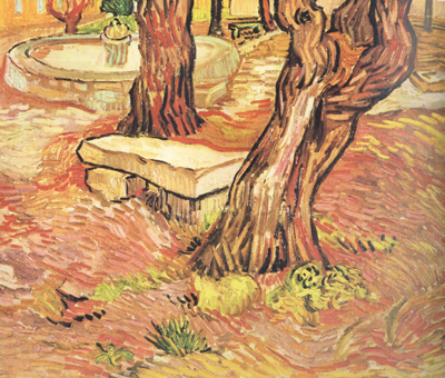 The Stone Bench in the Garden of Saint-Paul Hospital (nn04)